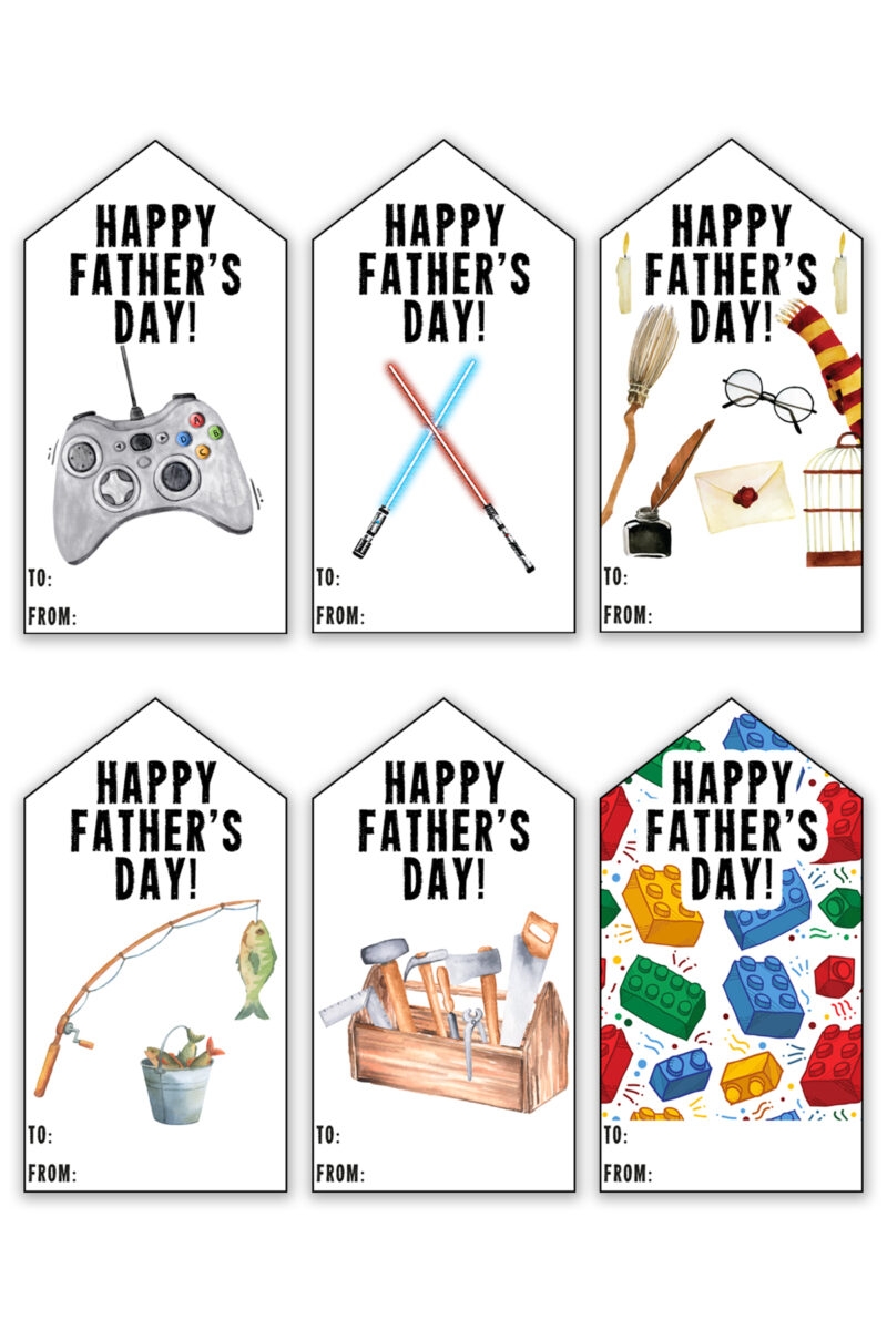 Happy fathers day tags printable example 3 Mom Envy