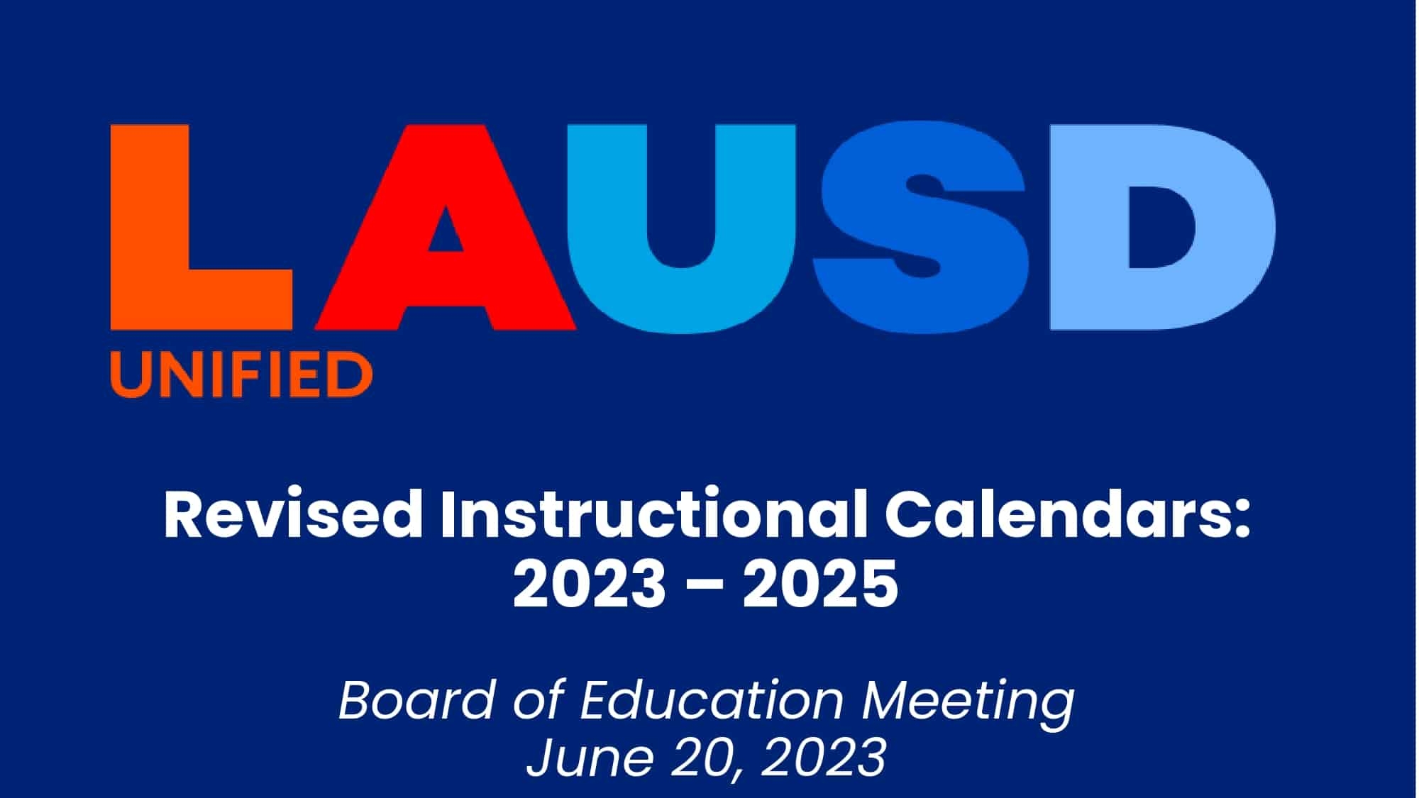 Lausd Instructional Calendar 2024 2024 Andra Blanche
