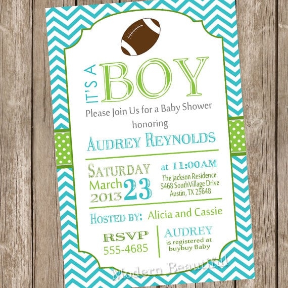 Printable Football Invitations