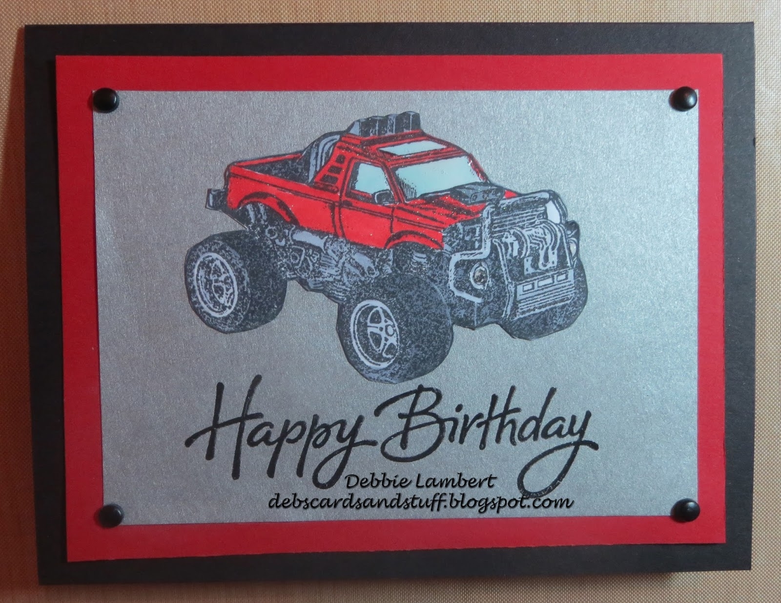 Printable Monster Truck Birthday Card Printable Word Searches