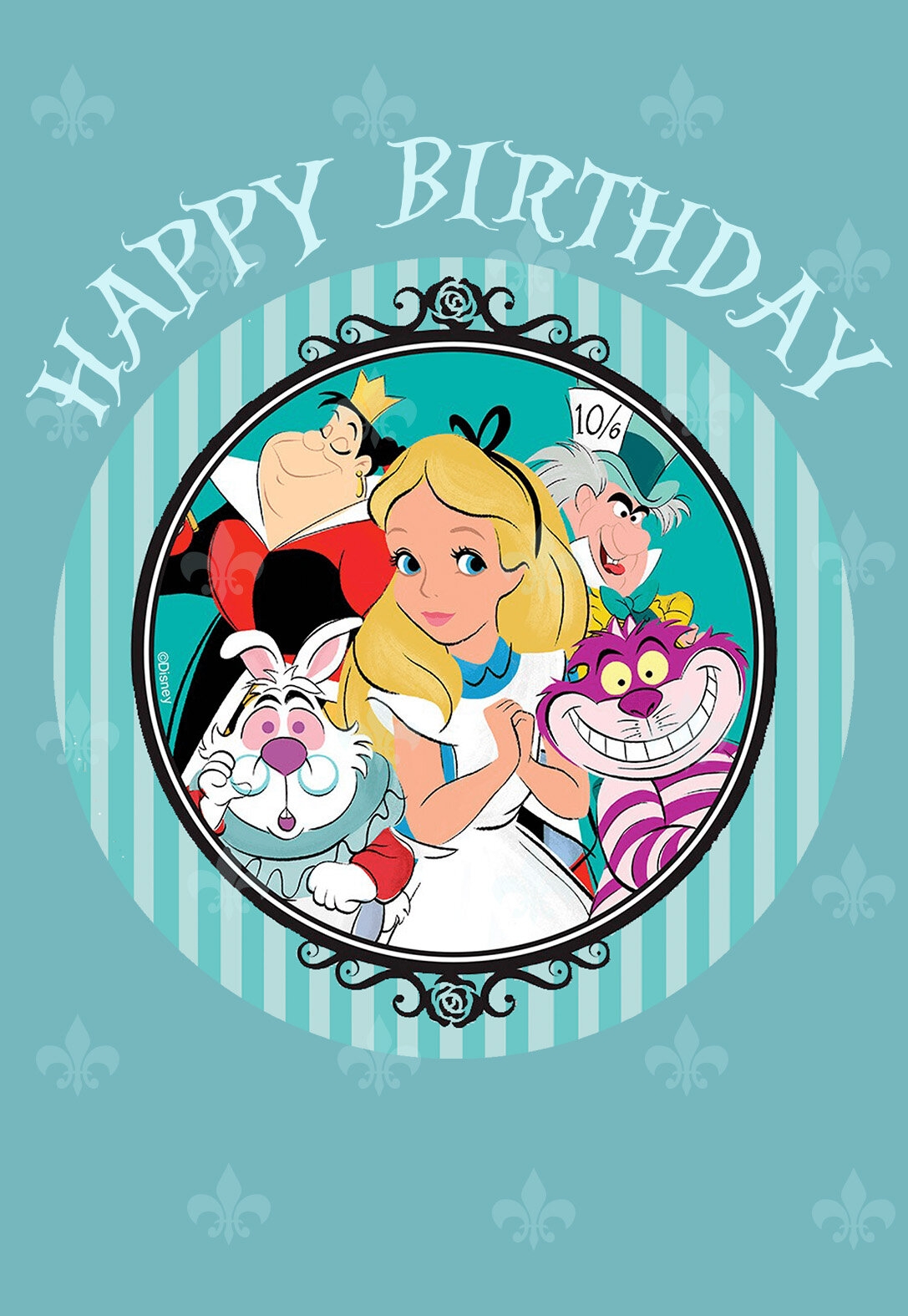 100 39 s Of Disney Printable Birthday Cards free Many Characters 