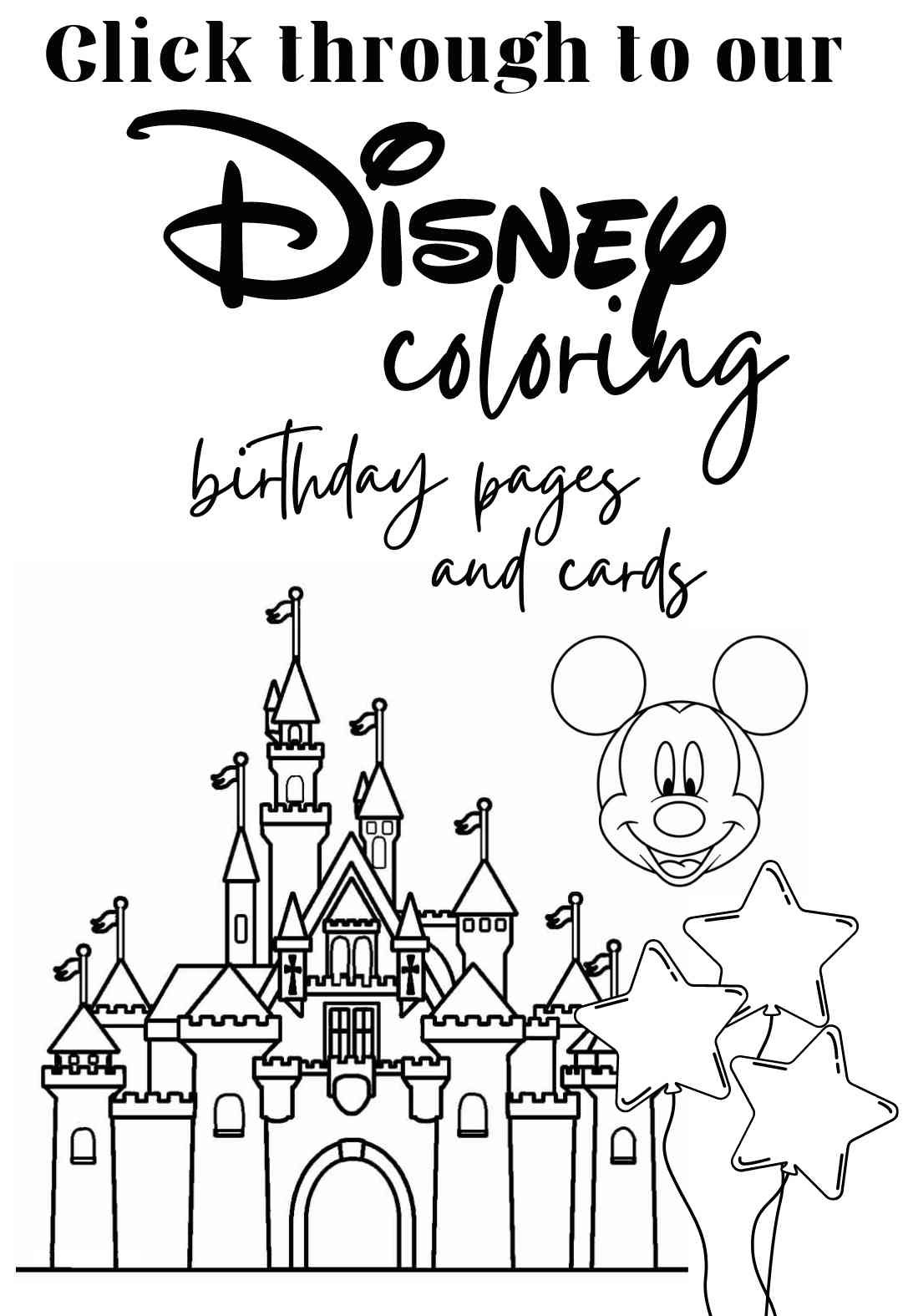 100 39 s Of Disney Printable Birthday Cards free Many Characters 