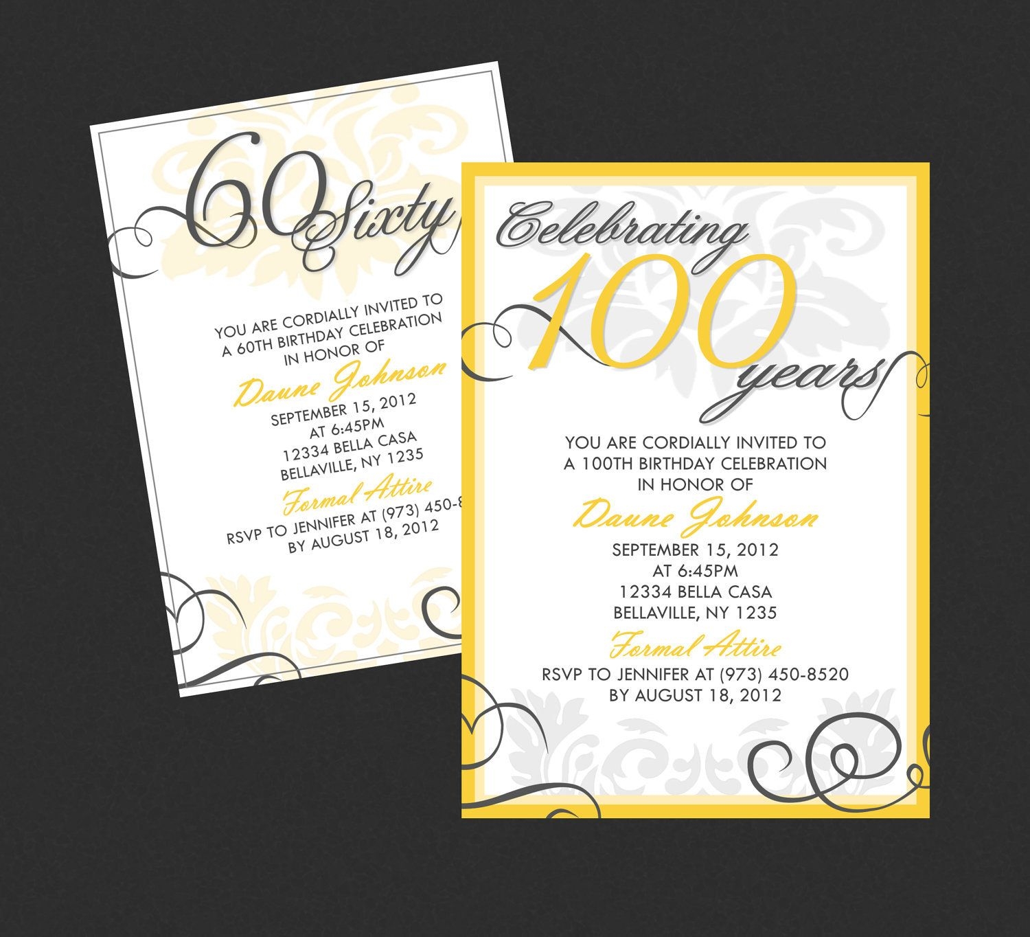 100th Birthday Invitations Free Printable Free Templates Printable