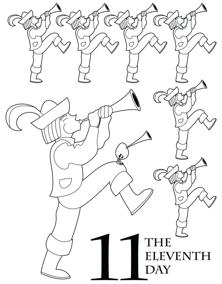 12 Days Of Christmas Coloring Pages Printable At GetColorings 