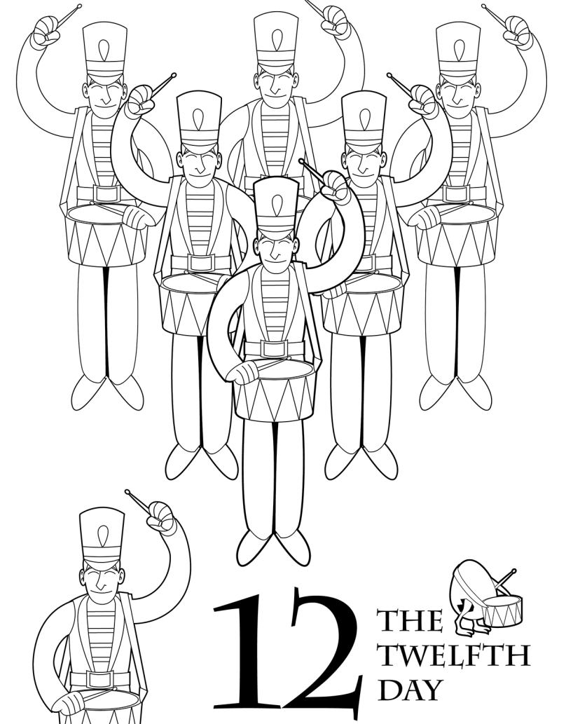 12 Days Of Christmas Printables Printable New Year Banners