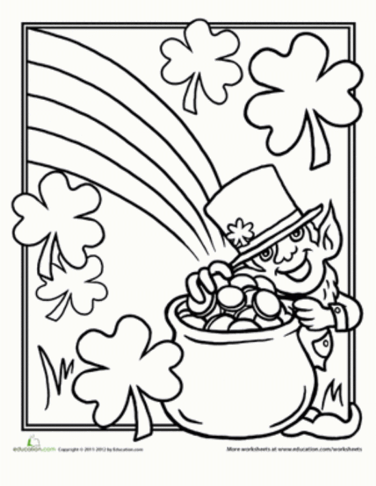 12 St Patrick s Day Printable Coloring Pages For Adults Kids 