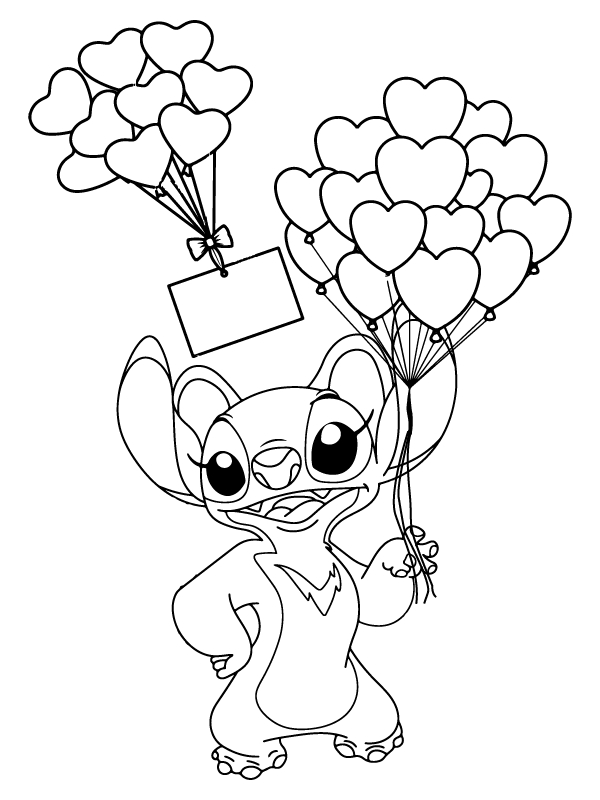 130 Stitch And Angel Coloring Pages FREE Printable 25 Bratz Coloring