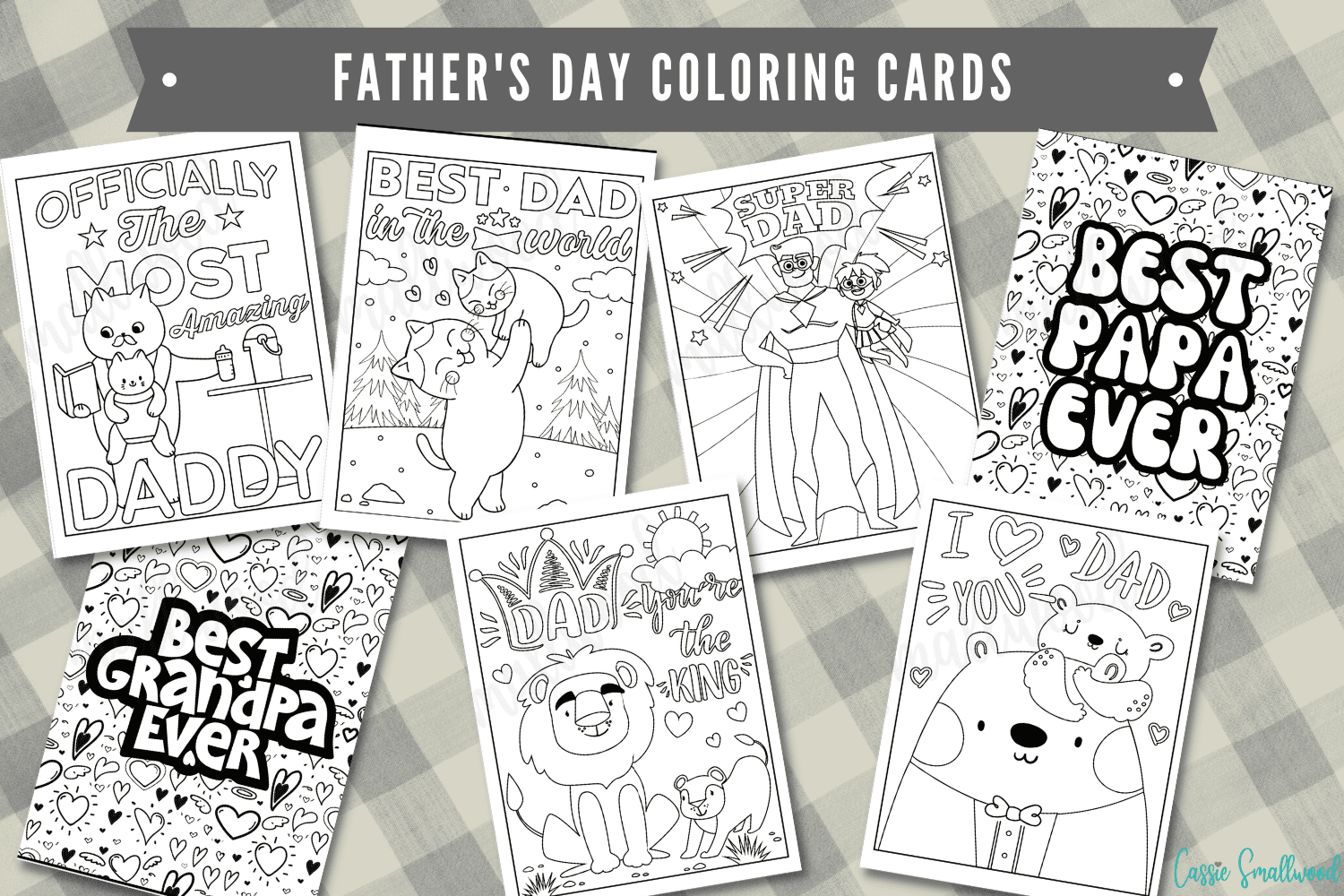 21 Cute Free Printable Father 39 s Day Cards To Color Cassie Smallwood