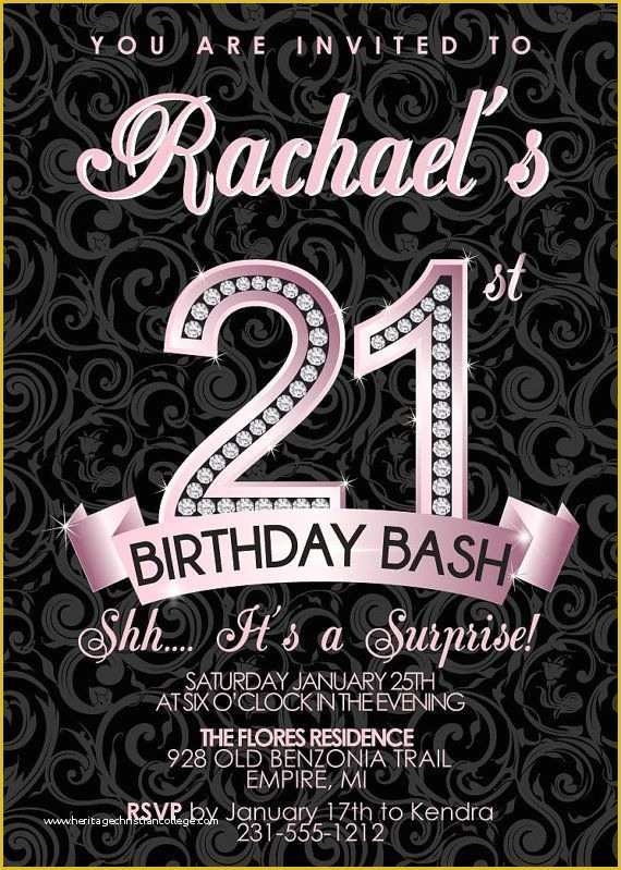 21st Birthday Card Templates Free Of Free Printable 21st Birthday 