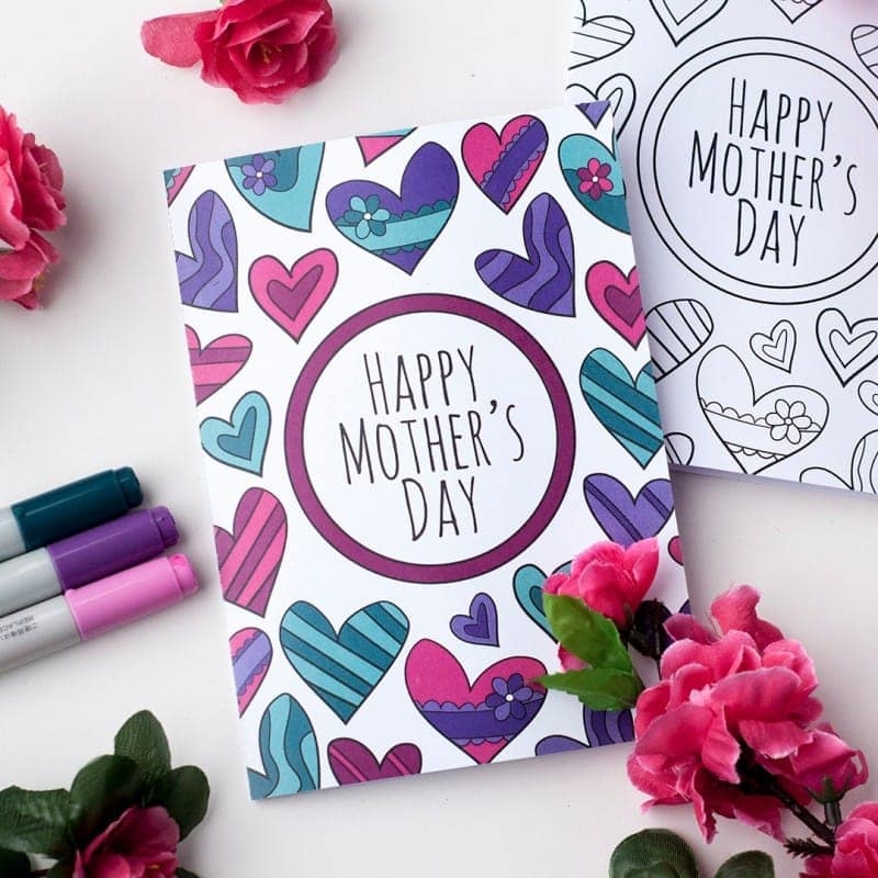 40 Printable Mother 39 s Day Cards FREE What The Heck You Should 