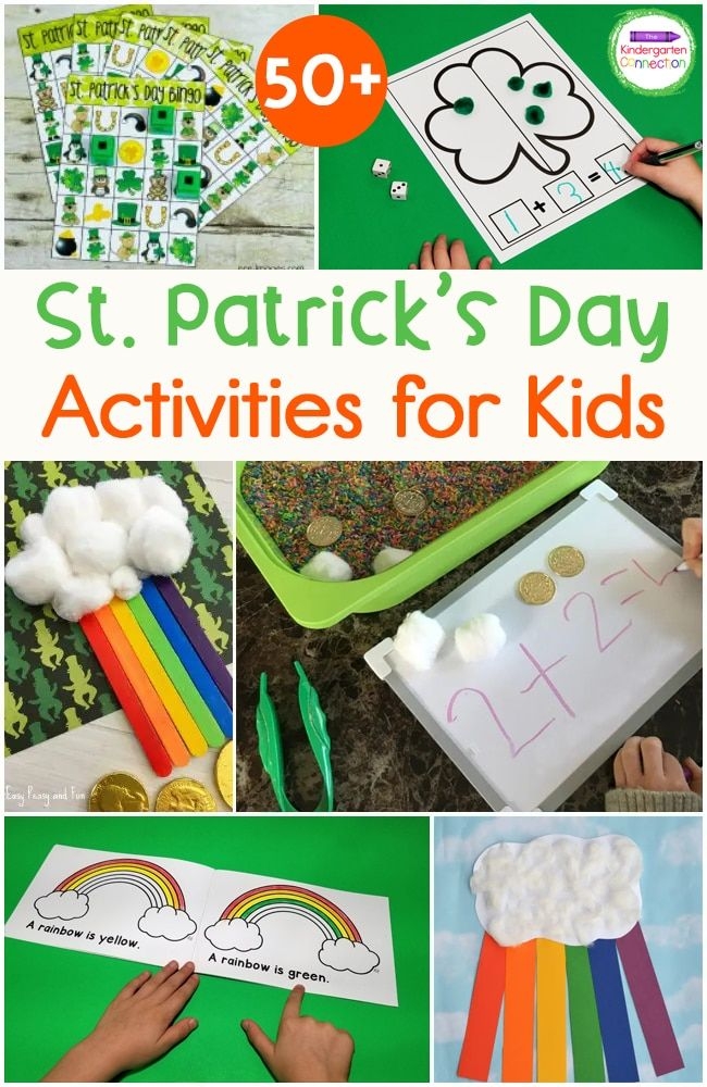50 St Patrick 39 s Day Activities For Kids Spring Kindergarten 