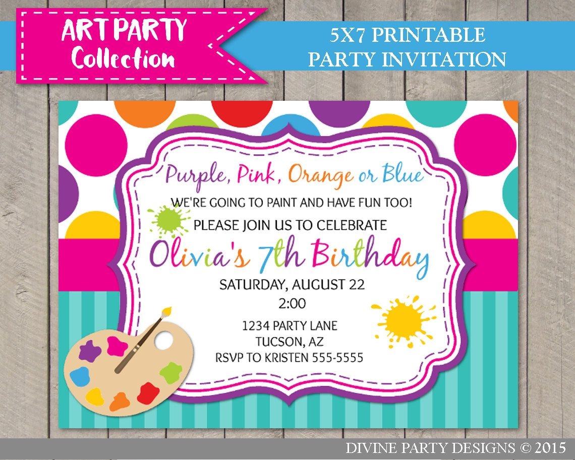 5x7 Printable Invitations Printable Templates