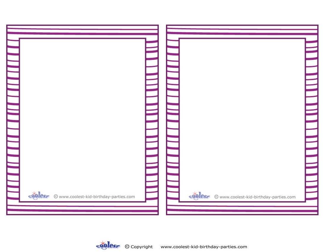 6 Best Images Of Blank Printable Invitations Free Blank Printable 