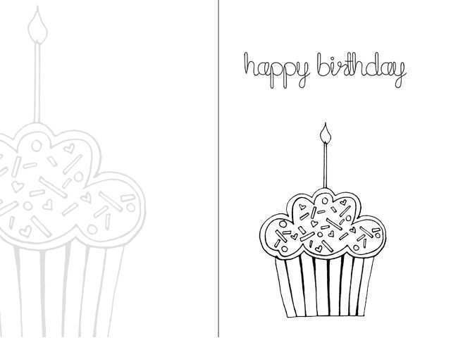 62 Free Printable Print A Birthday Card Template Maker With Print A 