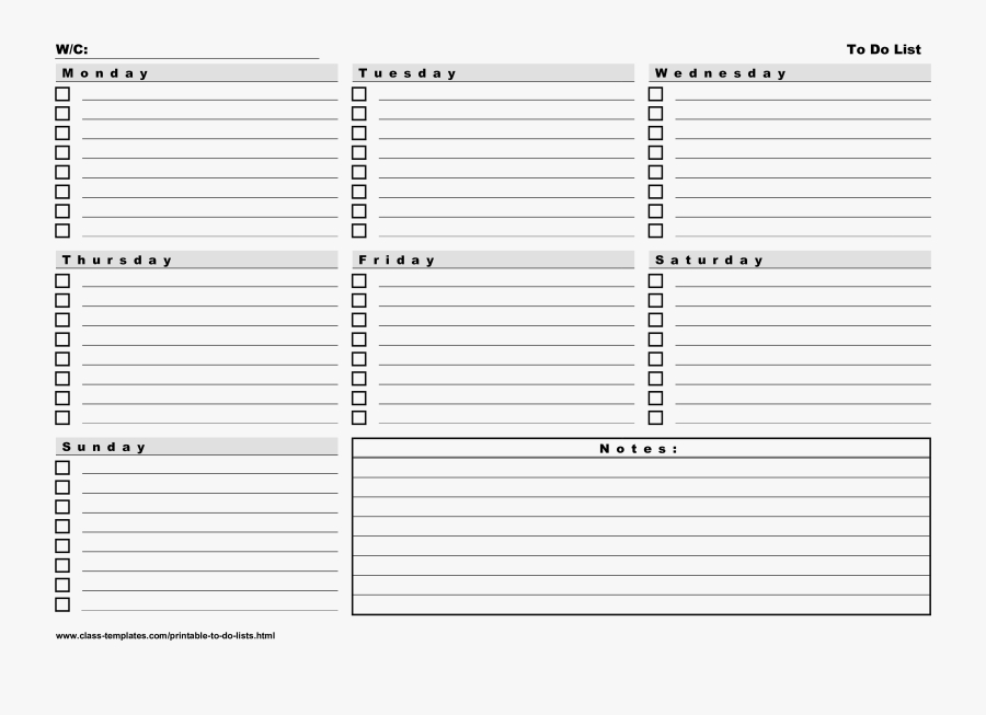 7 Day Printable Weekly Calendar Calendar Printables F Vrogue co