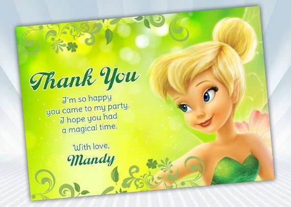 75 Printable Tinkerbell Birthday Invitation Template With Stunning 
