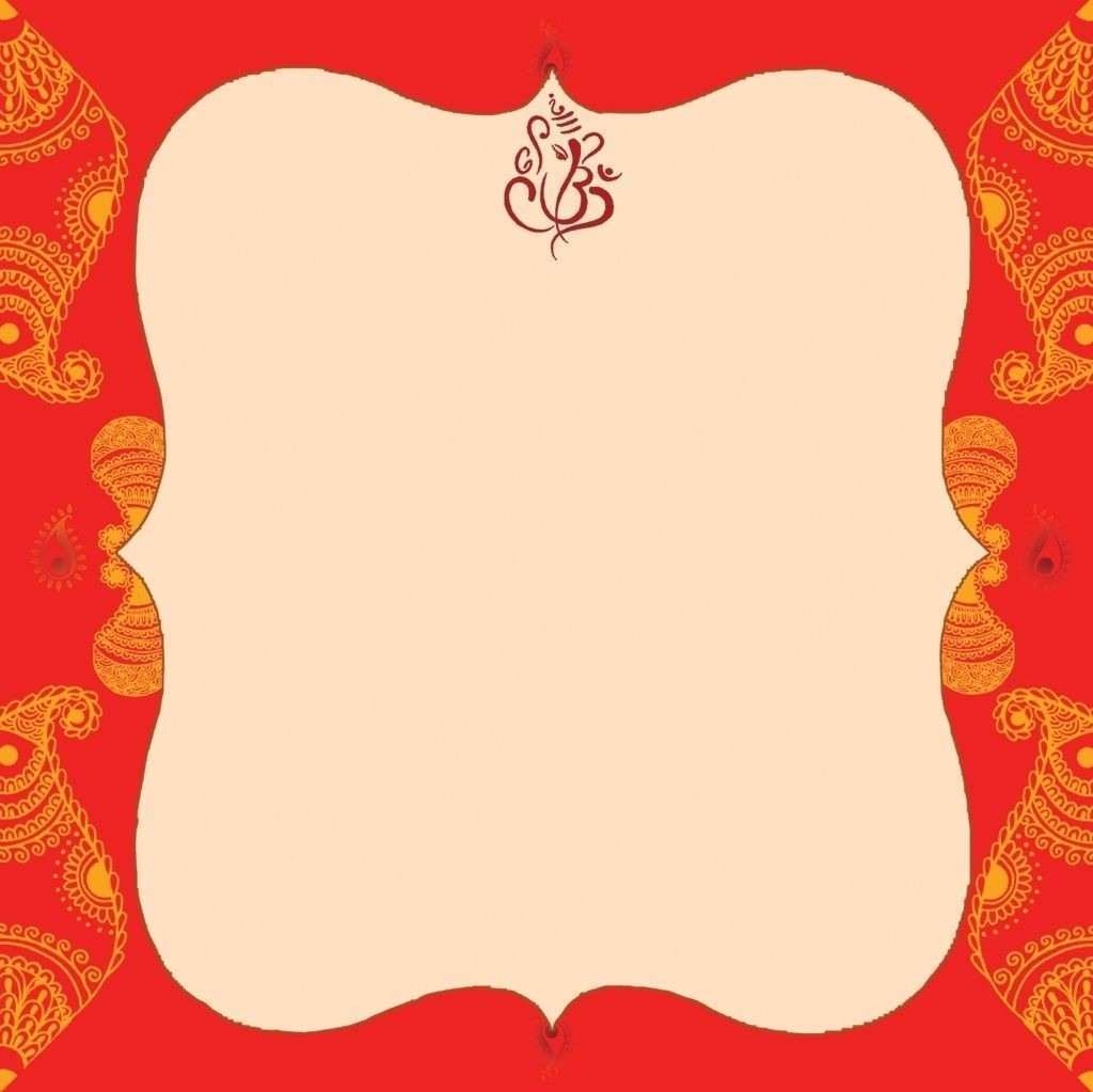 78 Customize Our Free Indian Wedding Invitation Card Design Blank 
