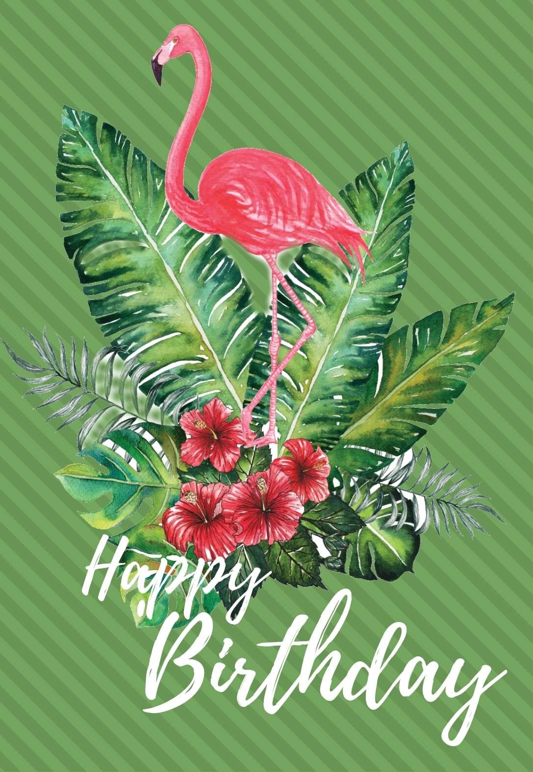8 Flamingo Printable Birthday Cards free PRINTBIRTHDAY CARDS