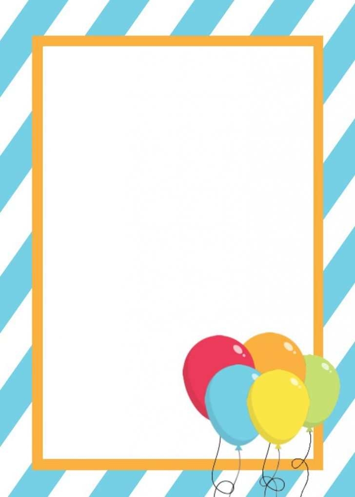 82 Online Empty Birthday Card Template Photo By Empty Birthday Card 