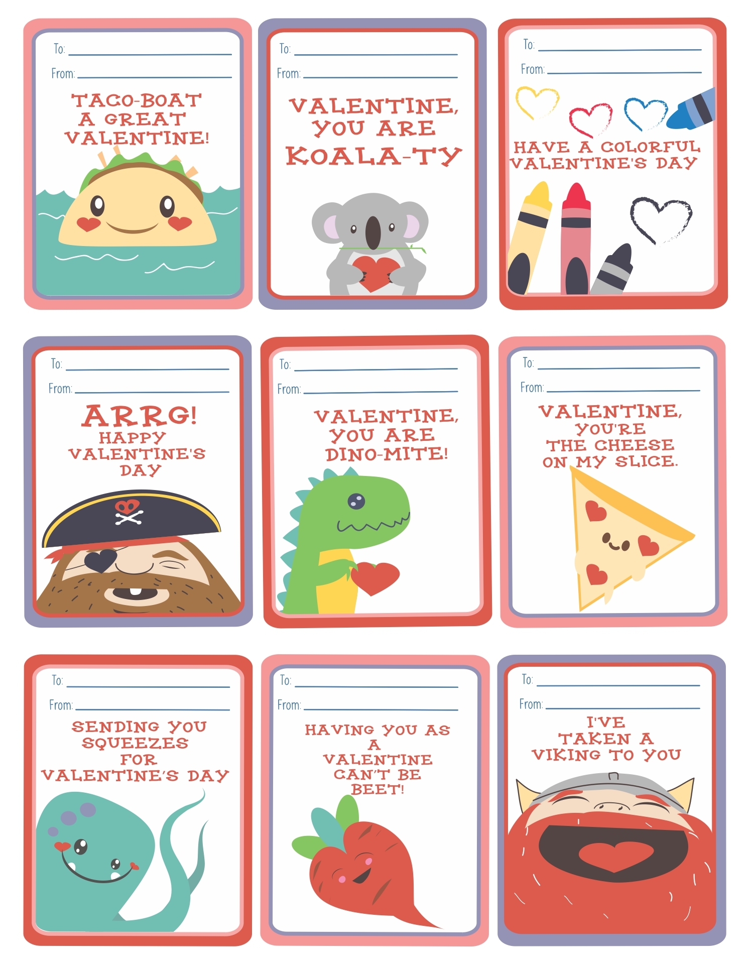 9 Best Images Of Free Printable Kids Valentine 39 s Day Card Kids 