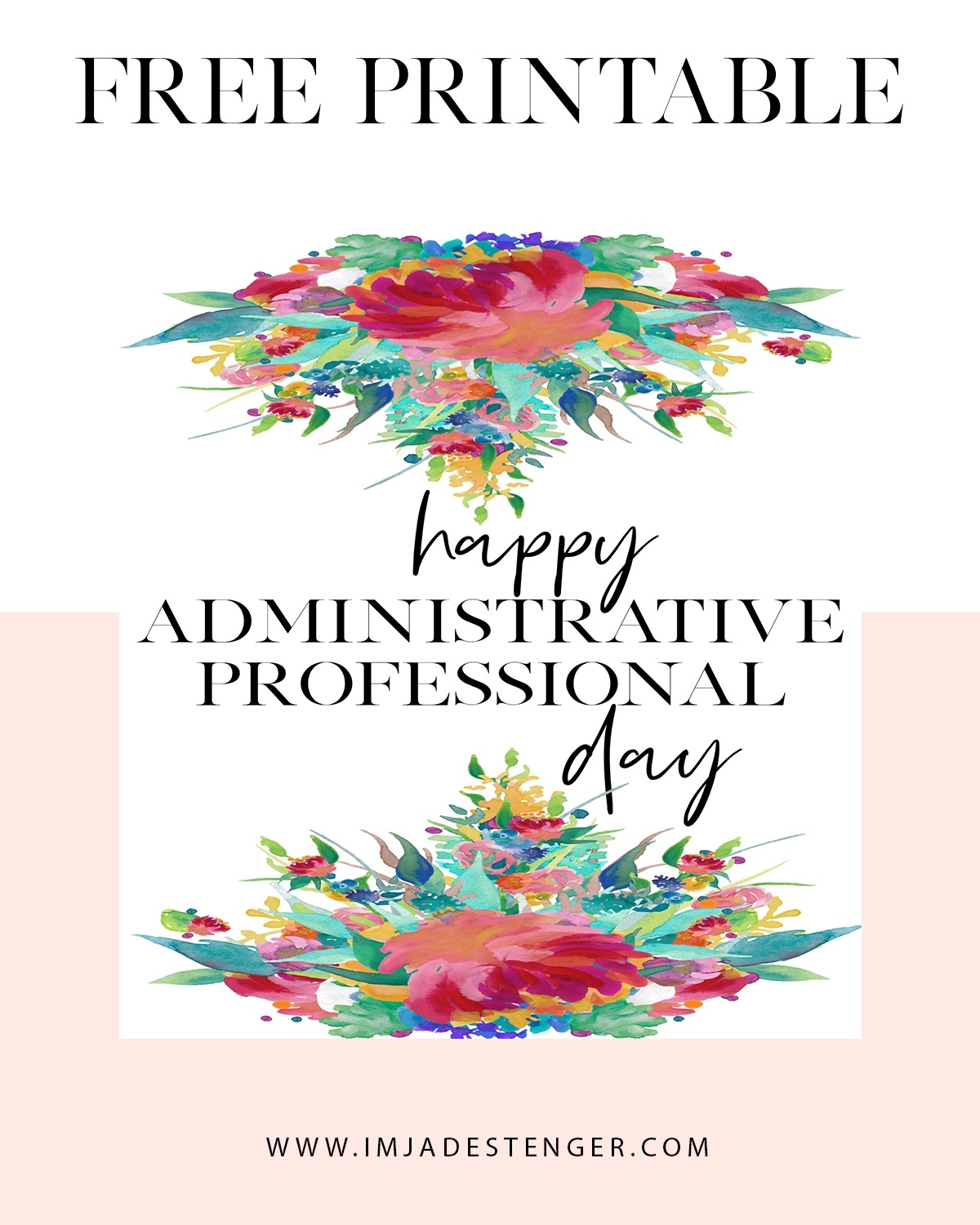 Administrative Professionals Day 2024 Cards Free Printable Elane Harriet