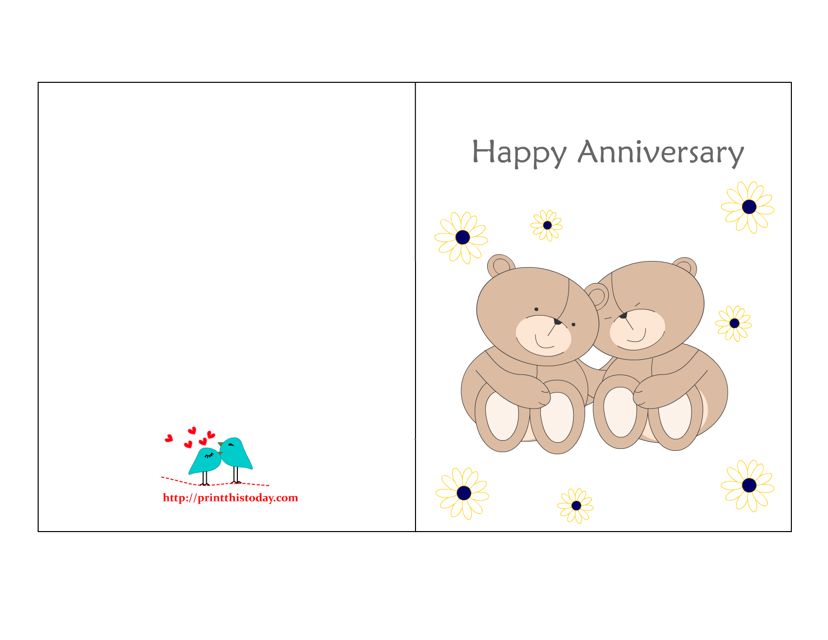 Anniversary Cards Free Printable Printable Anniversary Cards