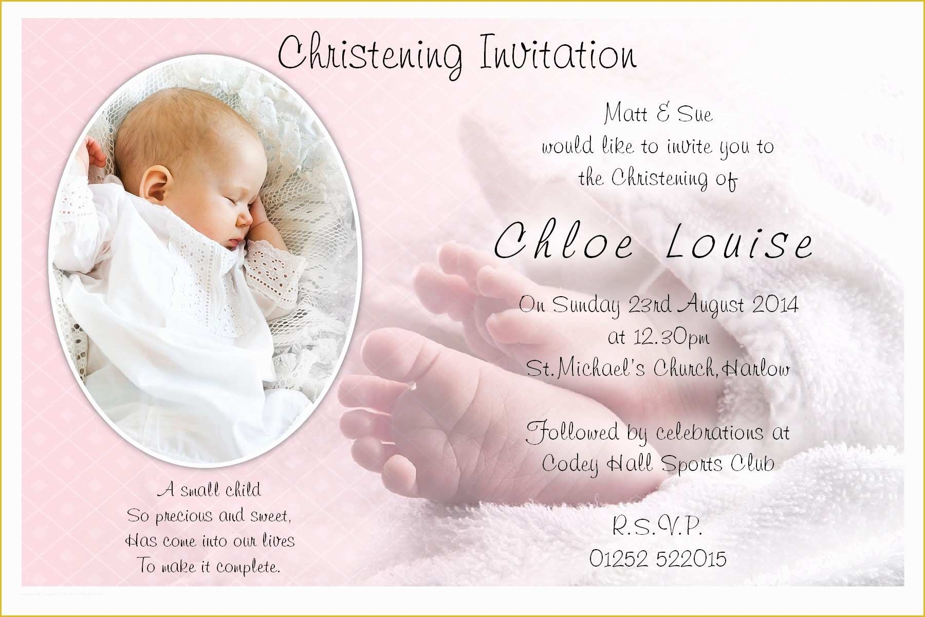 Baby Dedication Invitations Free Template Of Baptism Invitations Free