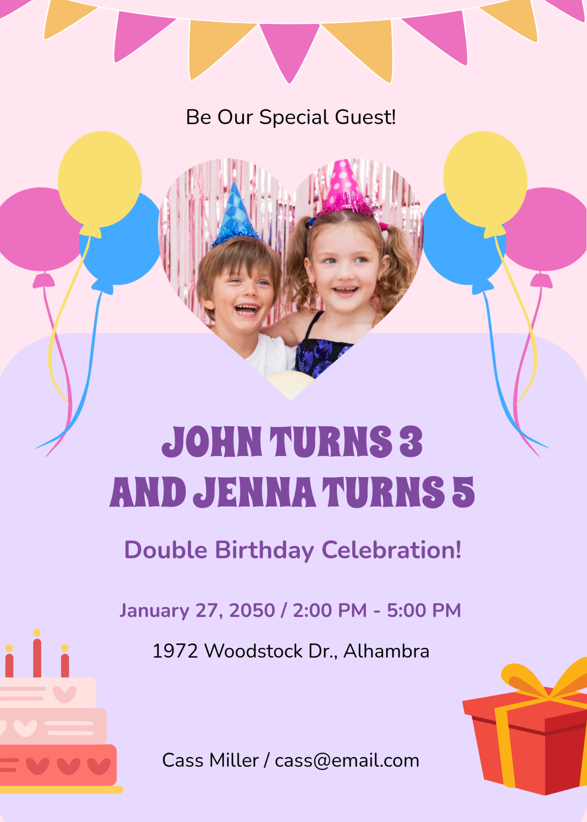 Birthday Invitation Card For Kids Printable Infoupdate