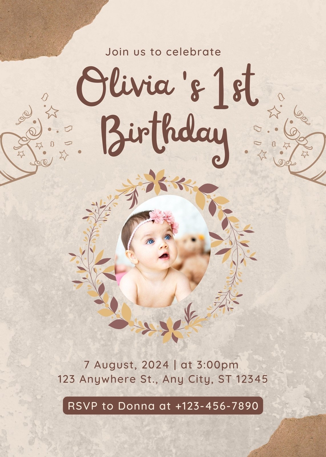 Birthday Invitation Template Online Polito Weddings
