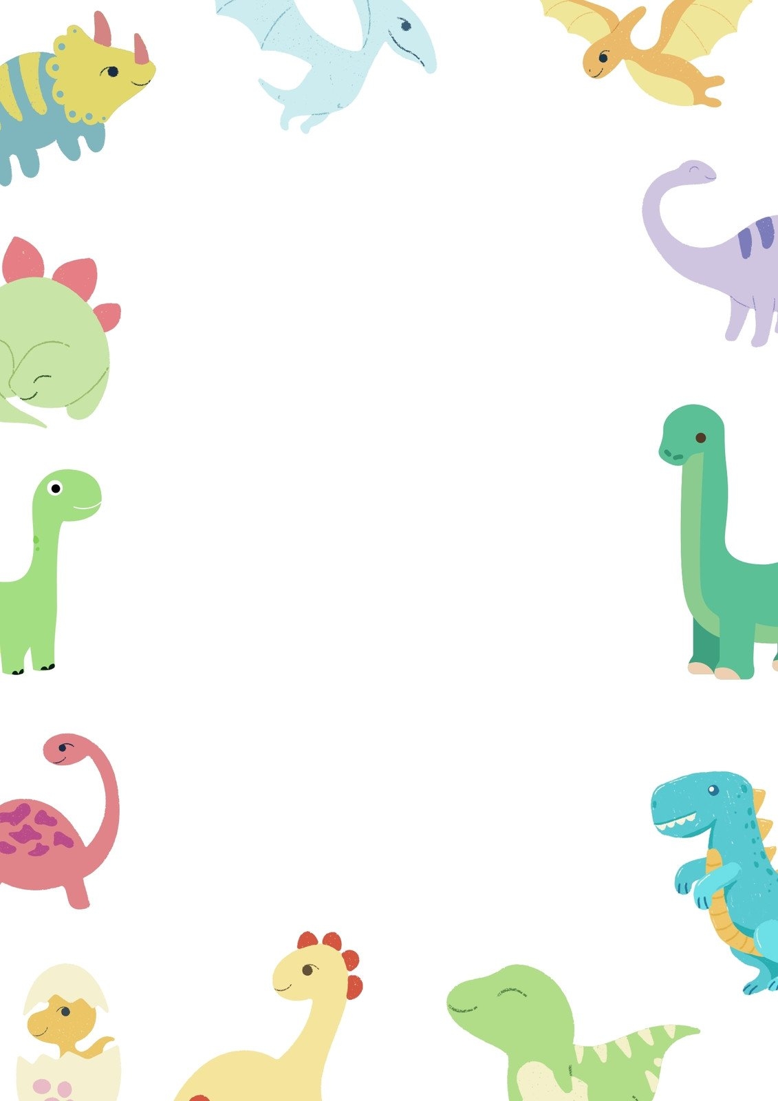 Blank Dinosaur Invitation Template Blank Dinosaur Inv Vrogue co