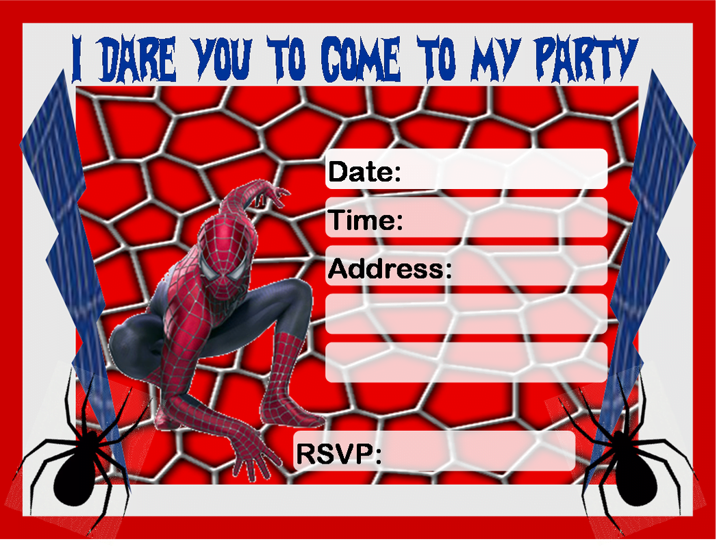 Blank Free Printable Birthday Invitations For Boys FREE Invitation 
