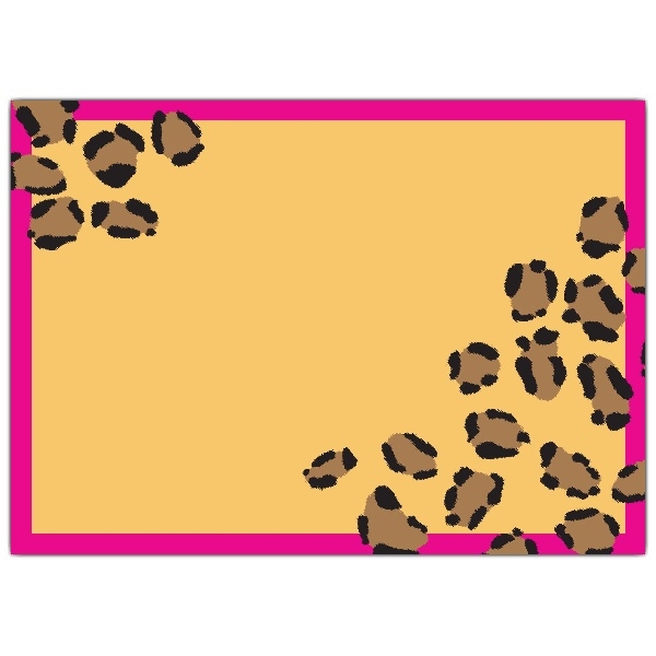 Blank Leopard Print Invitations ClipArt Best