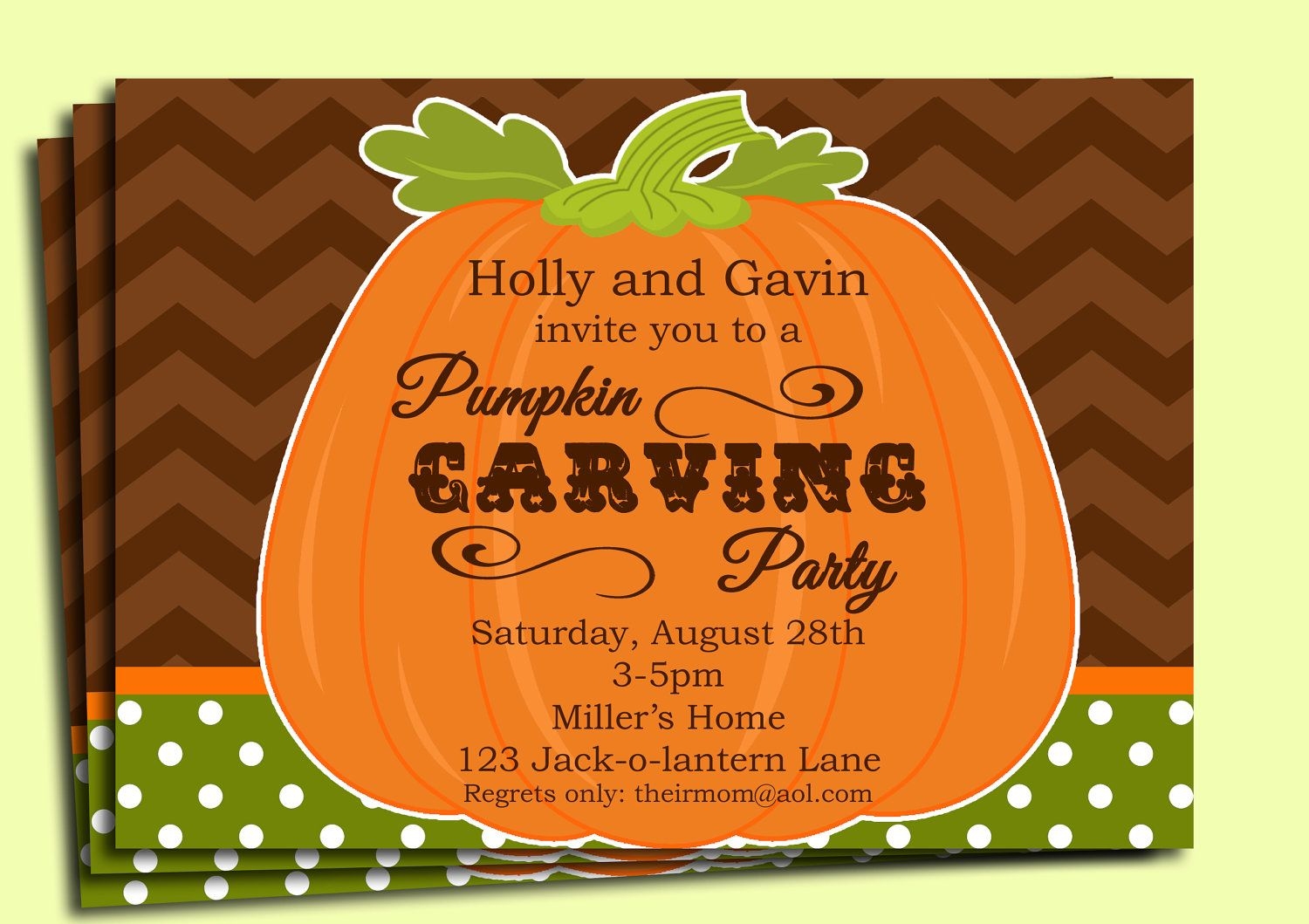 Blank Pumpkin Invitation Template Printable Calendars AT A GLANCE