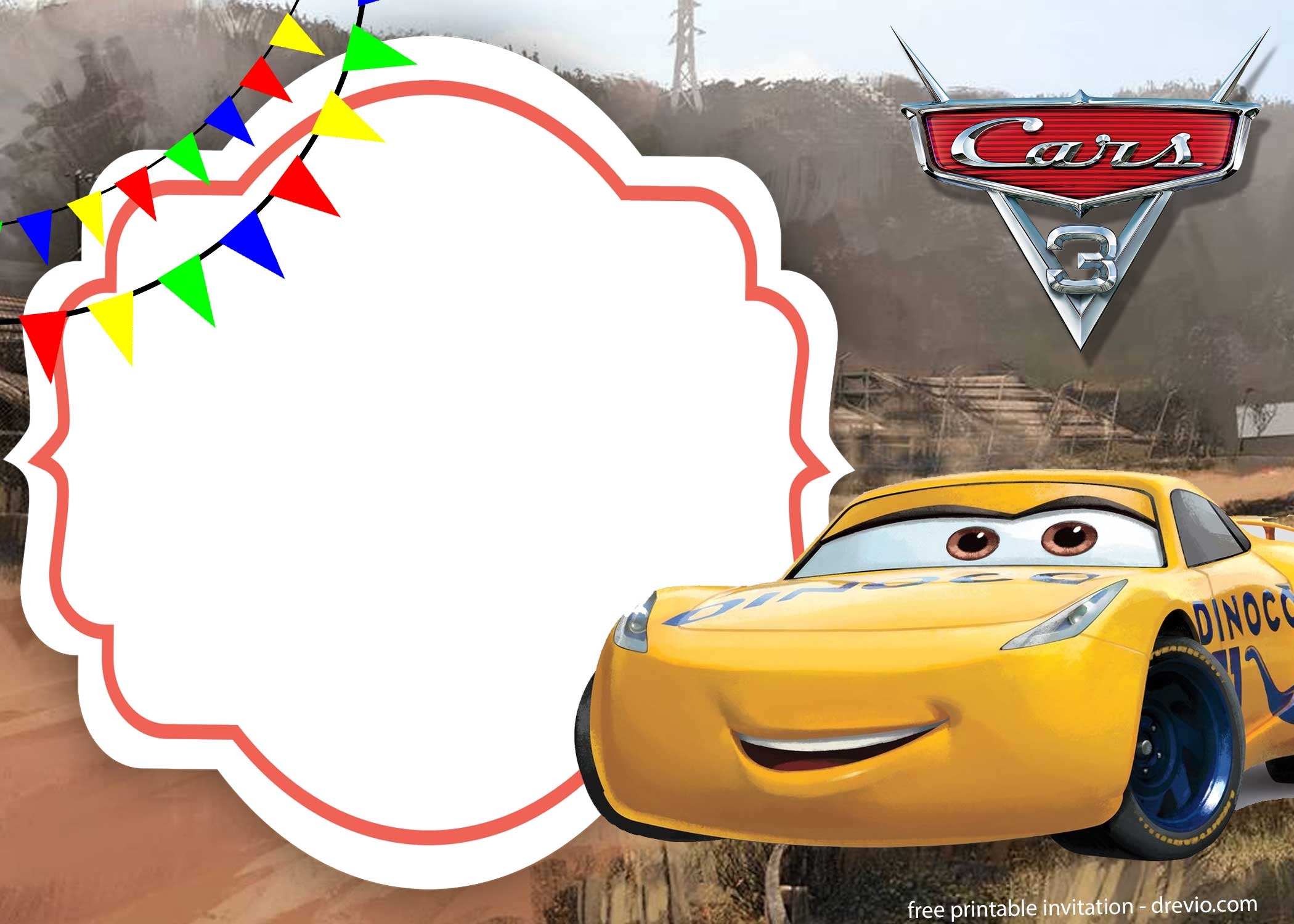 Cars Invitation Template
