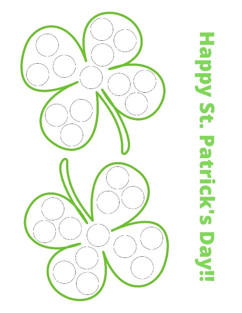 Celebrate St Patrick 39 s Day With Dot Painting