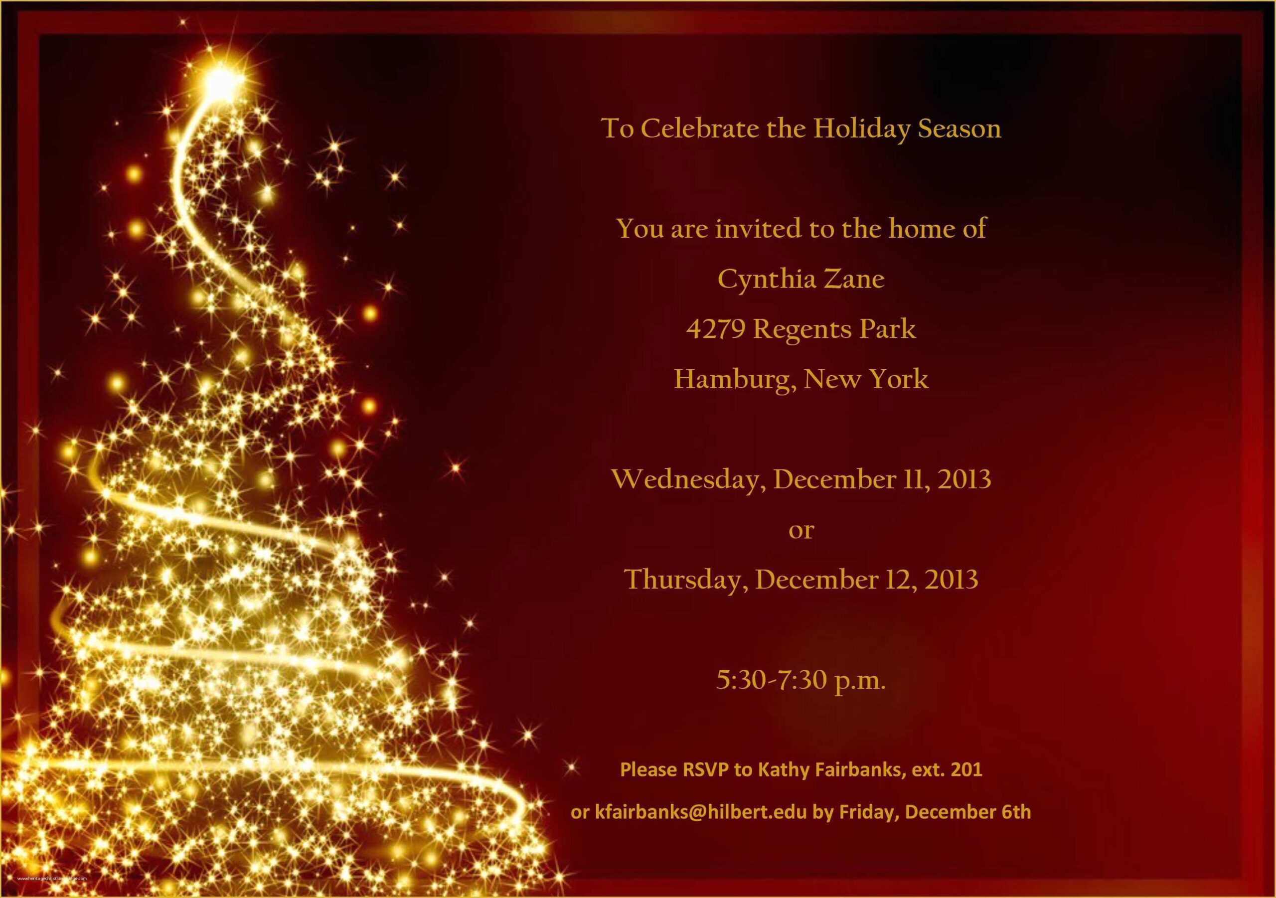 Christmas Email Invitations Templates Free Of Christmas Party
