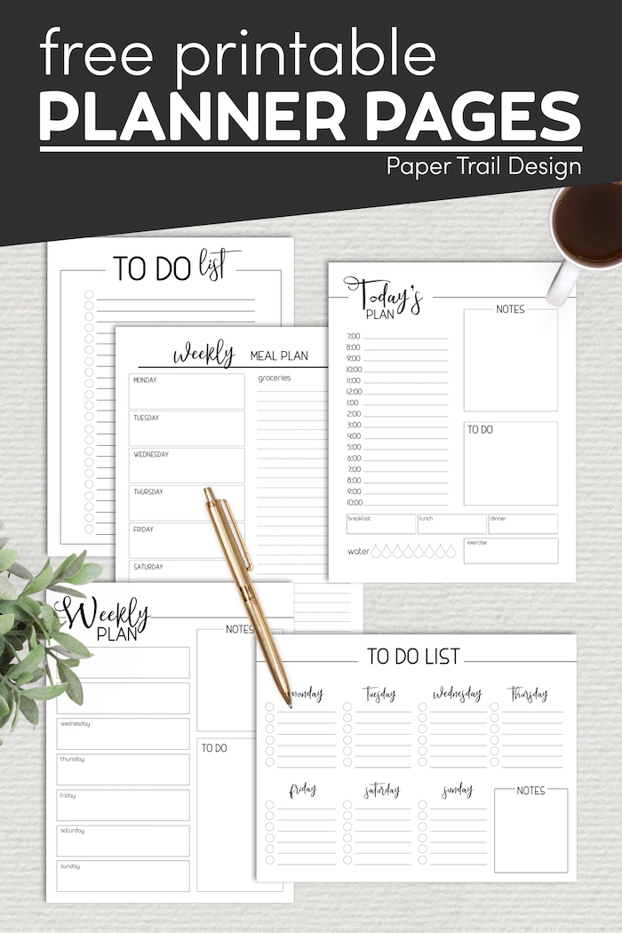 Day Planner Free Printable