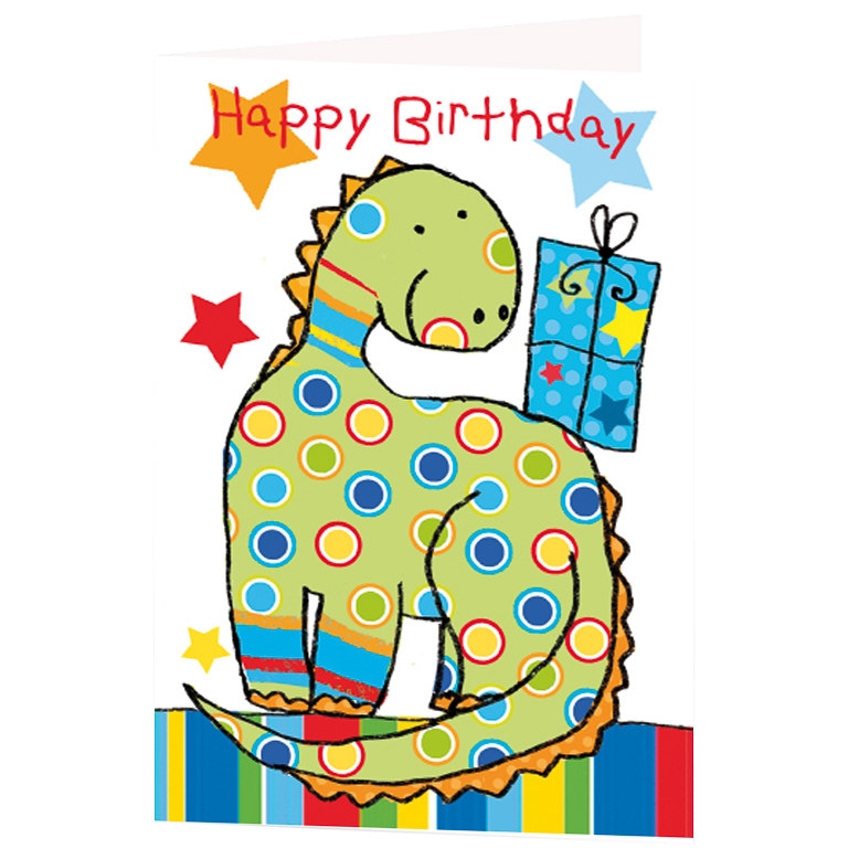 Dinosaur Birthday Card Free Printable