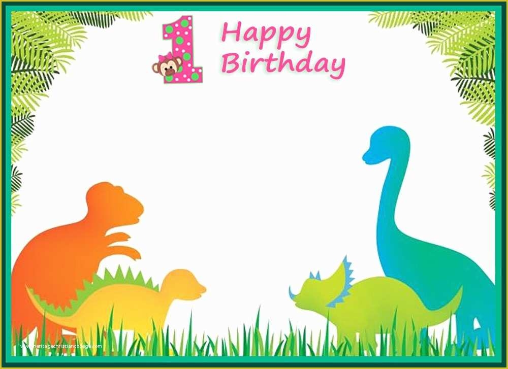 Dinosaur Birthday Invitation Template Free Of 19 Roaring Dinosaur 