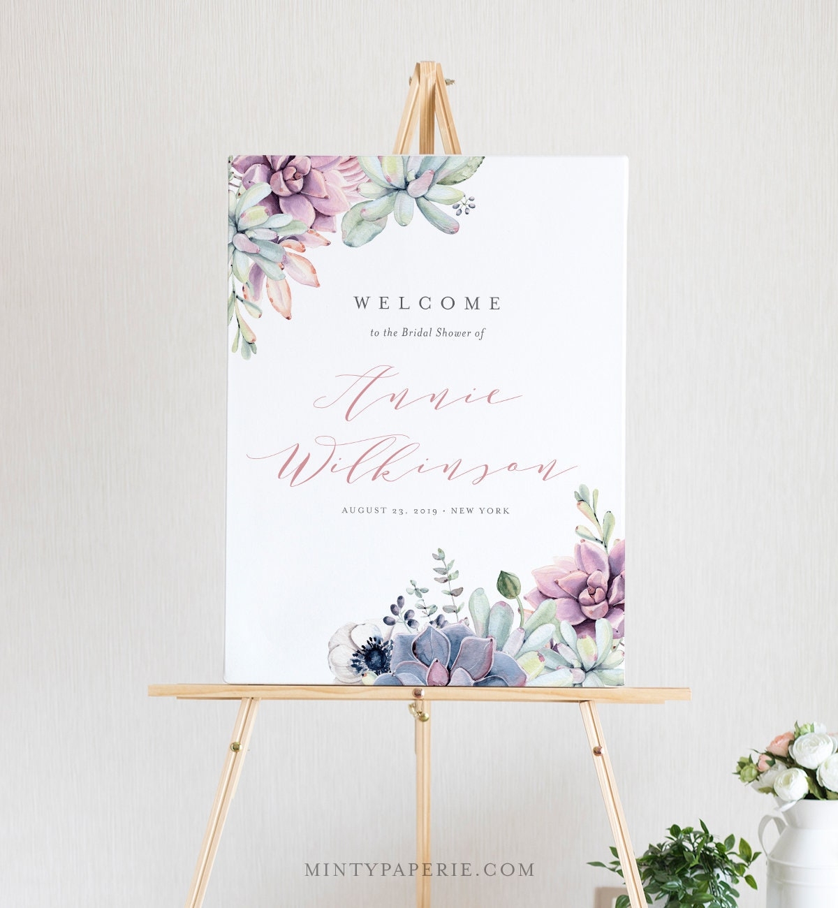 Download Your Free Bridal Shower Welcome Sign Template Now 