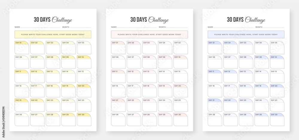 Downloadable 30 Day Calendar Template For Easy Planning