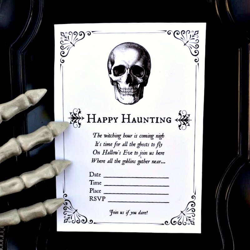 Downloadable Free Printable Halloween Party Invitations Printable 