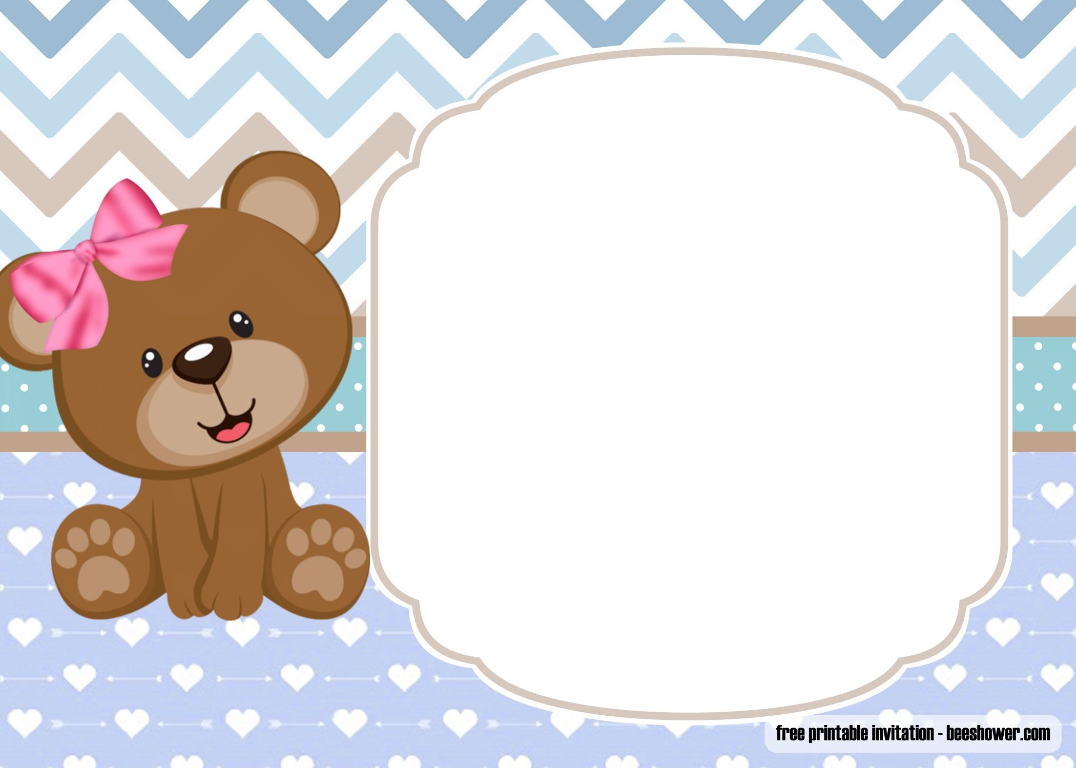 Downloadable Teddy Bear Invitation Template Free Printable Word Searches