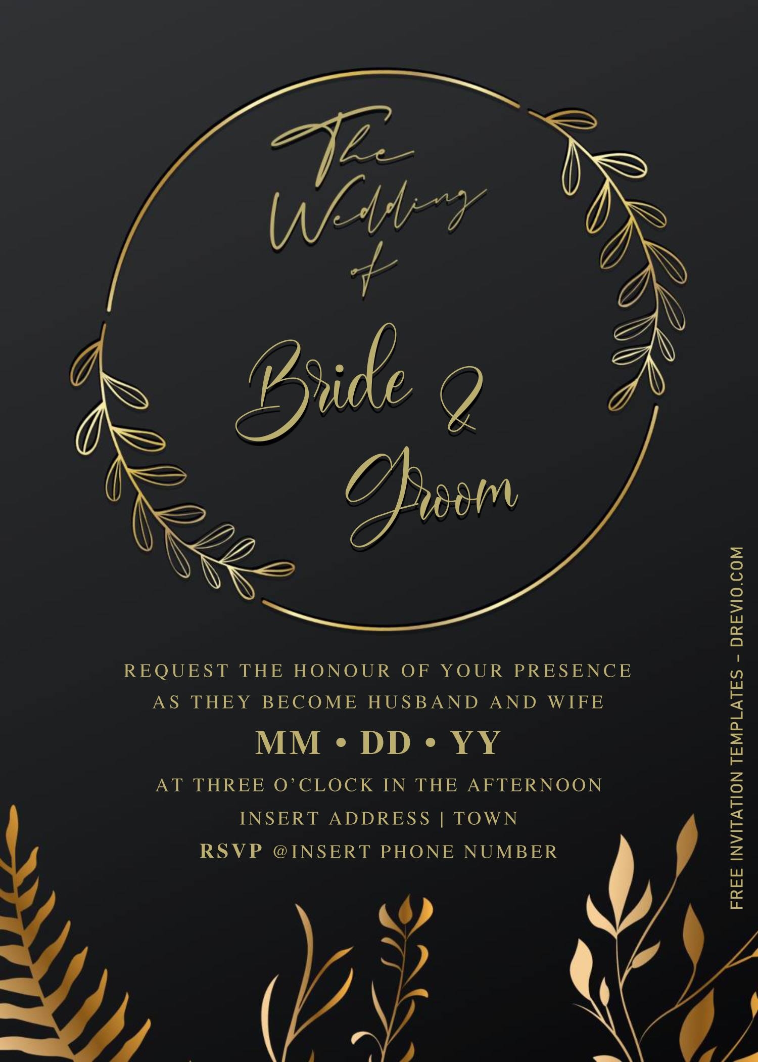 Downloadable Wedding Invitations
