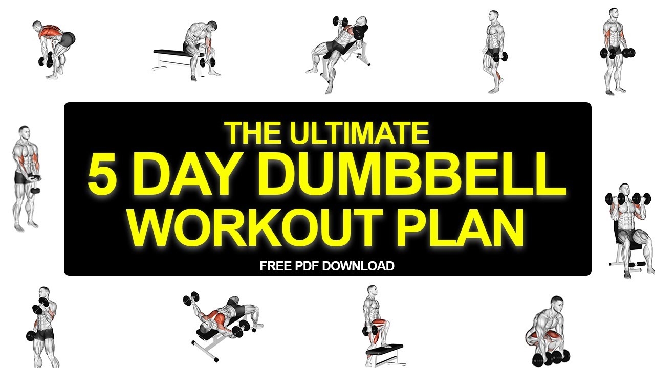 Dumbbell Workout Plan Printable EOUA Blog