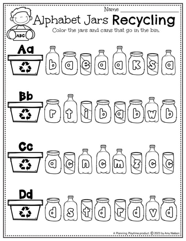 Earth Day Worksheets Preschool Planning Playtime