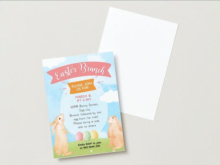 Easter Egg Brunch Invite The Hunt Is On Easter Egg Hunt Invite Easter 