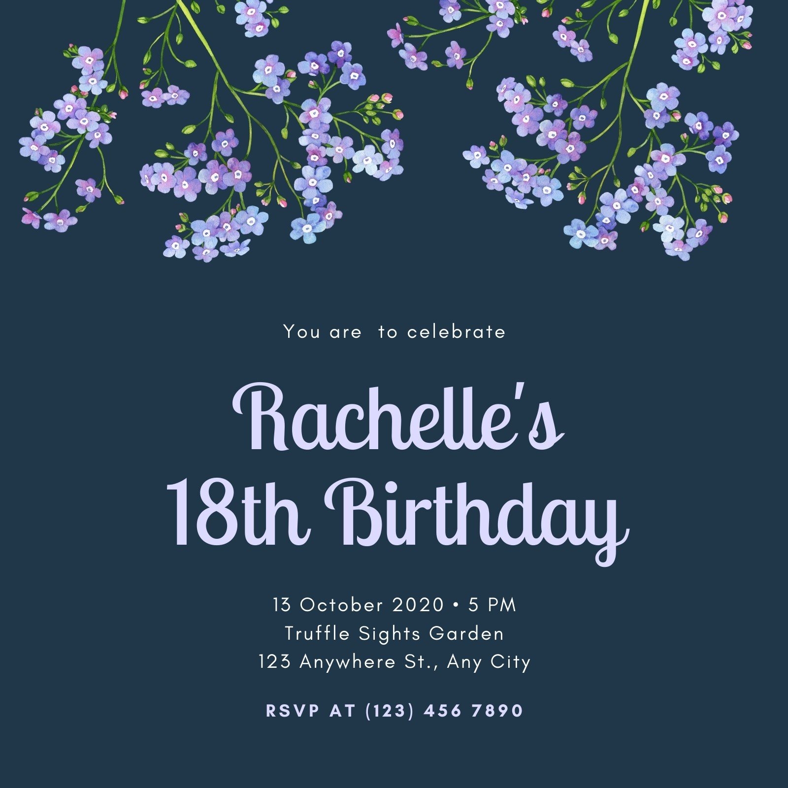 Editable 18th Birthday Invitations Templates Free Fre Vrogue co