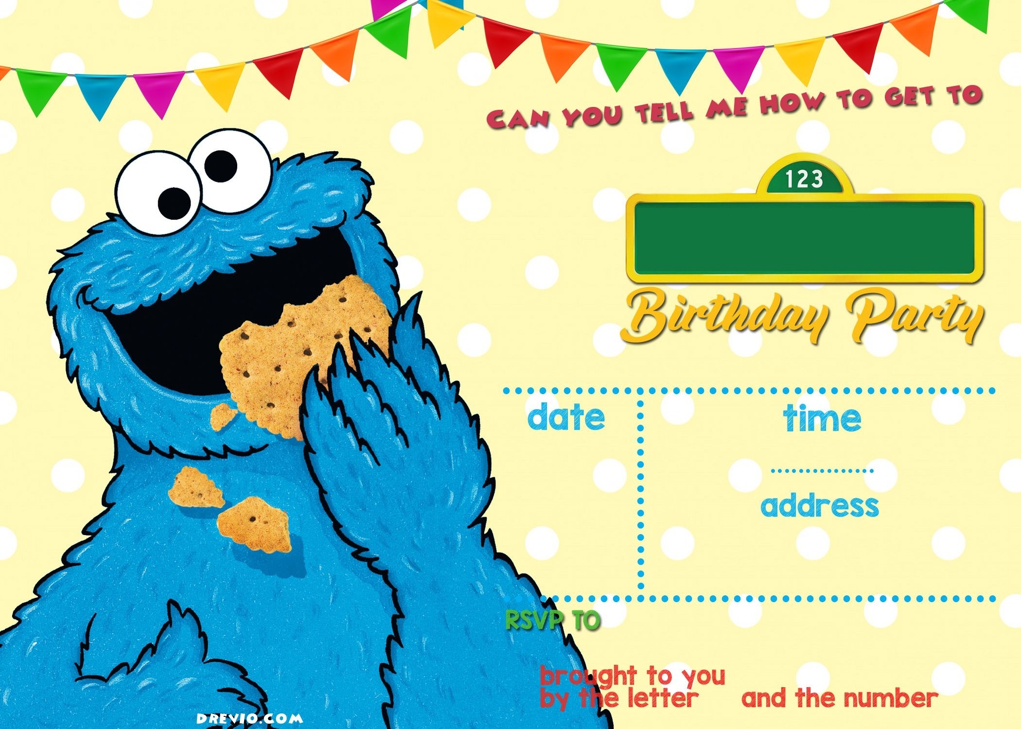 Elmo Sesame Street Birthday Party Invitations Elijah Sesame Free 