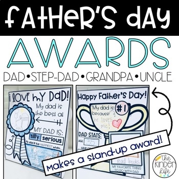 Father 39 s Day Awards By The Kinder Life Amy McDonald TpT